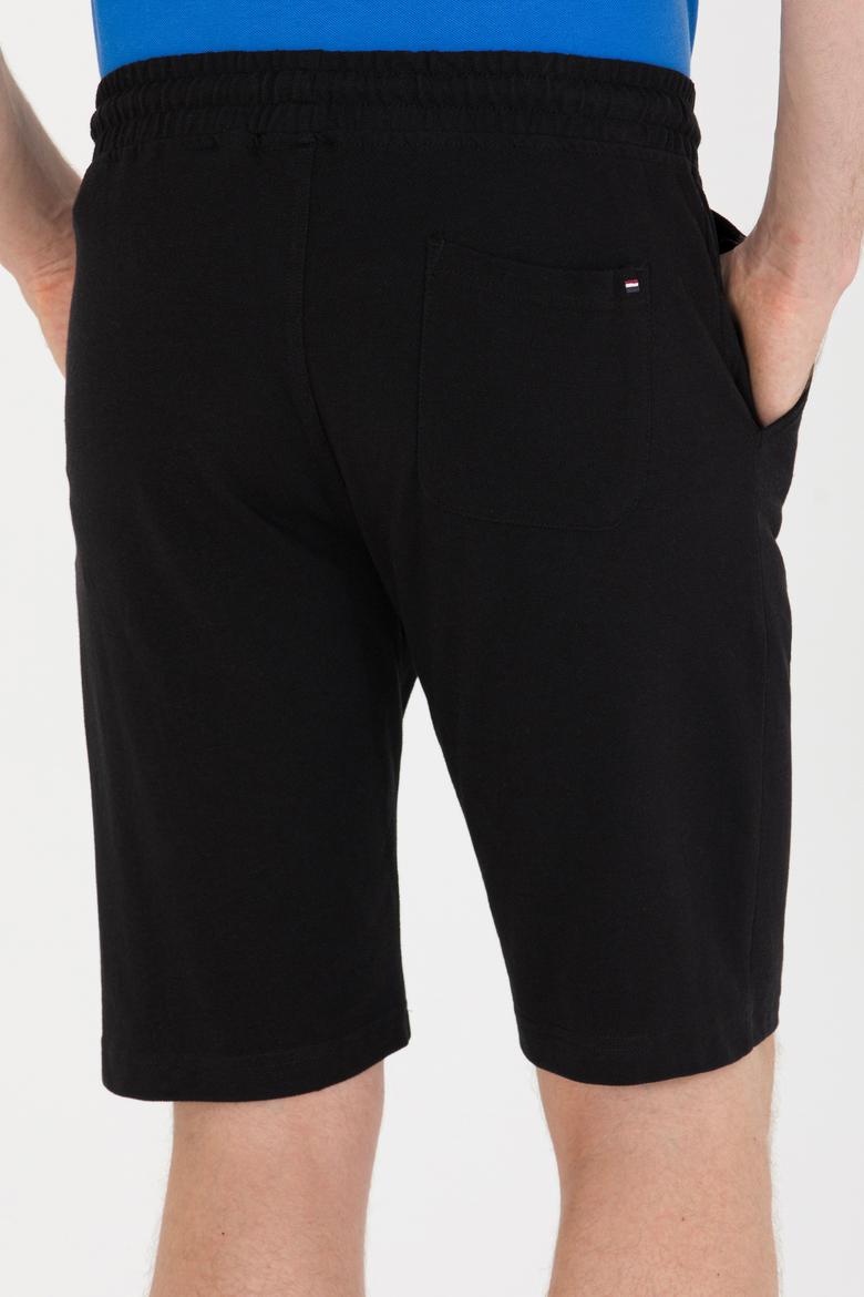 Erkek Siyah Örme Şort - 50263258021