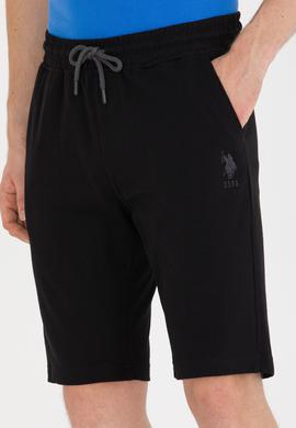 Erkek Siyah Örme Şort - 50263258021