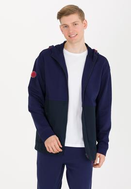 Erkek Lacivert Kapüşonlu Örme Hırka - 50248612006