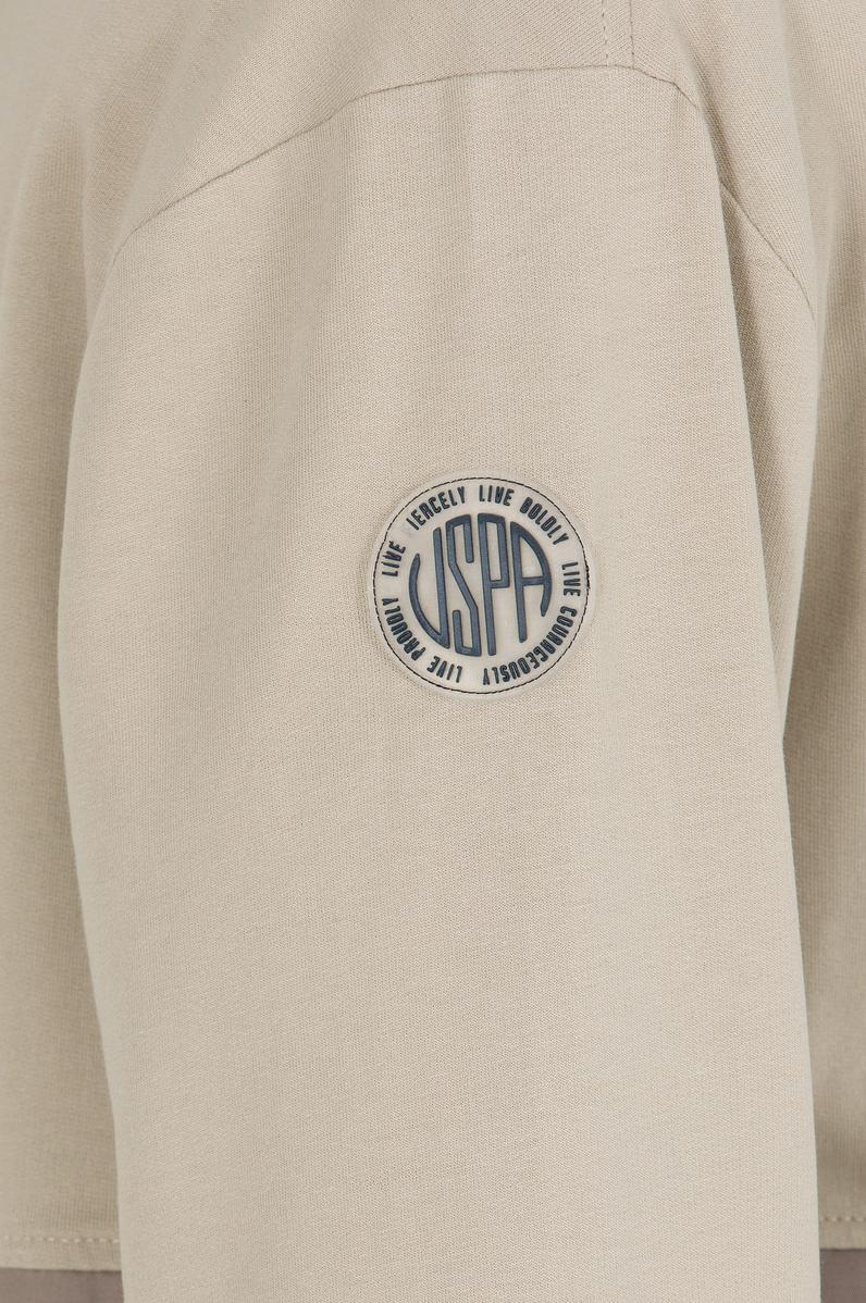 Erkek Haki Kapüşonlu Örme Hırka