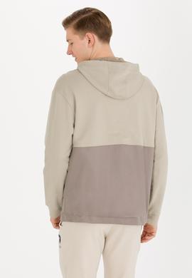 Erkek Haki Kapüşonlu Örme Hırka - 50248612015