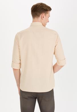 Erkek Camel Uzun Kollu Basic Gömlek - 50265664106