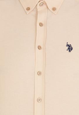 Erkek Camel Uzun Kollu Basic Gömlek - 50265664106