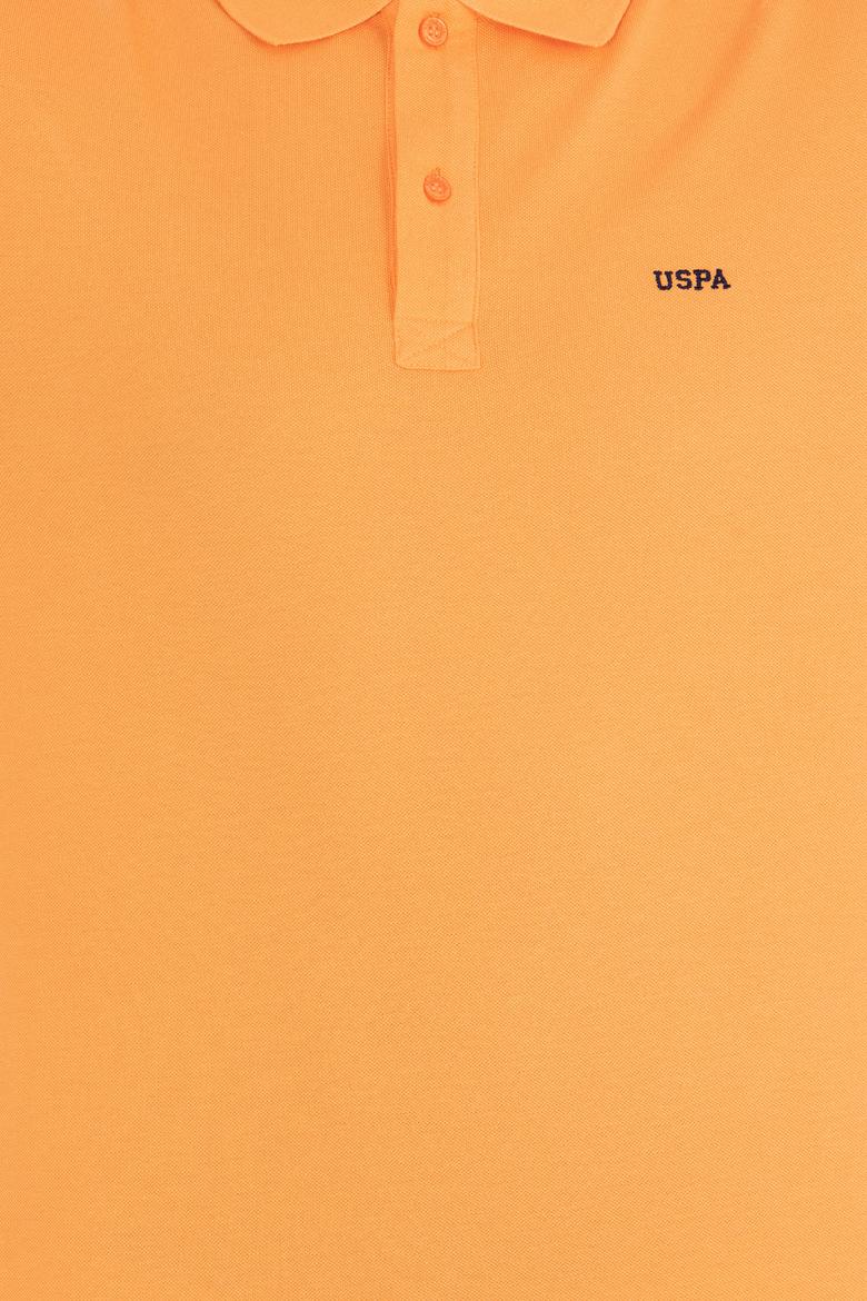 Erkek Turuncu Basic Polo Yaka Tişört - 50264892157