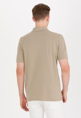 Erkek Haki Basic Polo Yaka Tişört - 50264892177