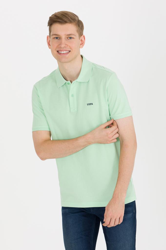 Erkek Mint Yeşili Basic Polo Yaka Tişört