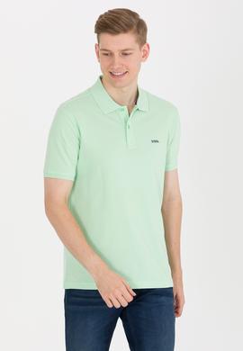 Erkek Mint Yeşili Basic Polo Yaka Tişört - 50264892218