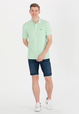 Erkek Mint Yeşili Basic Polo Yaka Tişört - 50264892218