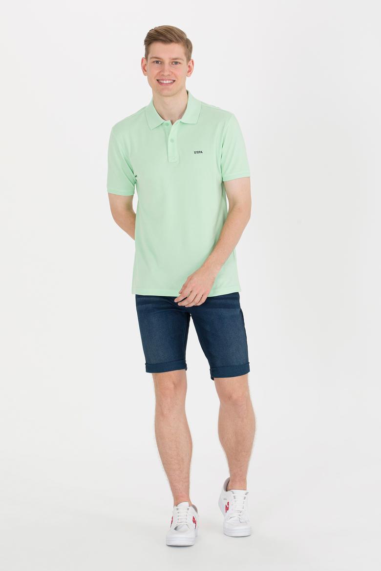 Erkek Mint Yeşili Basic Polo Yaka Tişört - 50264892218