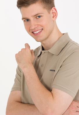 Erkek Haki Basic Polo Yaka Tişört - 50264892177