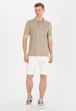 Erkek Haki Basic Polo Yaka Tişört - 50264892177