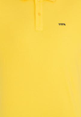 Erkek Koyu Sarı Basic Polo Yaka Tişört - 50264892048