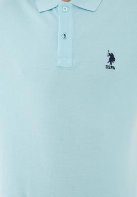 Erkek Aqua Polo Yaka Basic T-Shirt - 50232308142