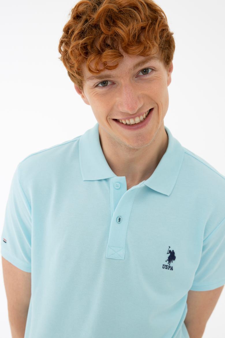 Erkek Aqua Polo Yaka Basic T-Shirt - 50232308142