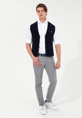 Erkek Lacivert Triko Hırka - 50237278008