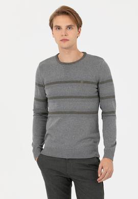 Erkek Gri Melanj Kazak - 50237607002