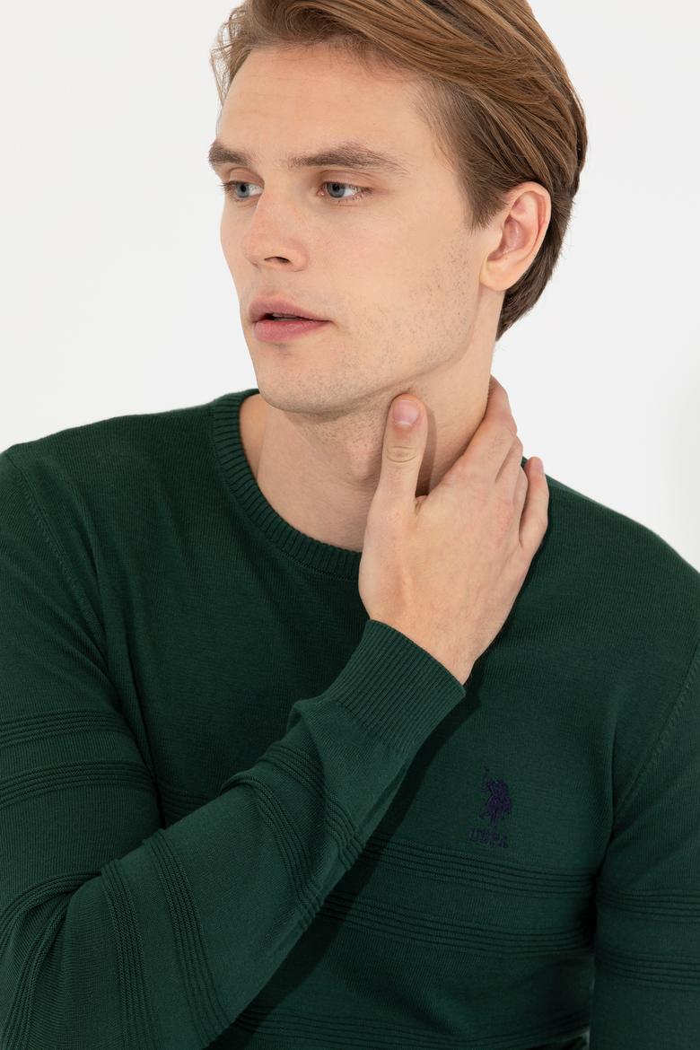 Erkek Yeşil Kazak - 50240246051