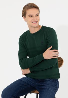 Erkek Yeşil Kazak - 50240246051