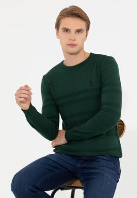 Erkek Yeşil Kazak - 50240246051