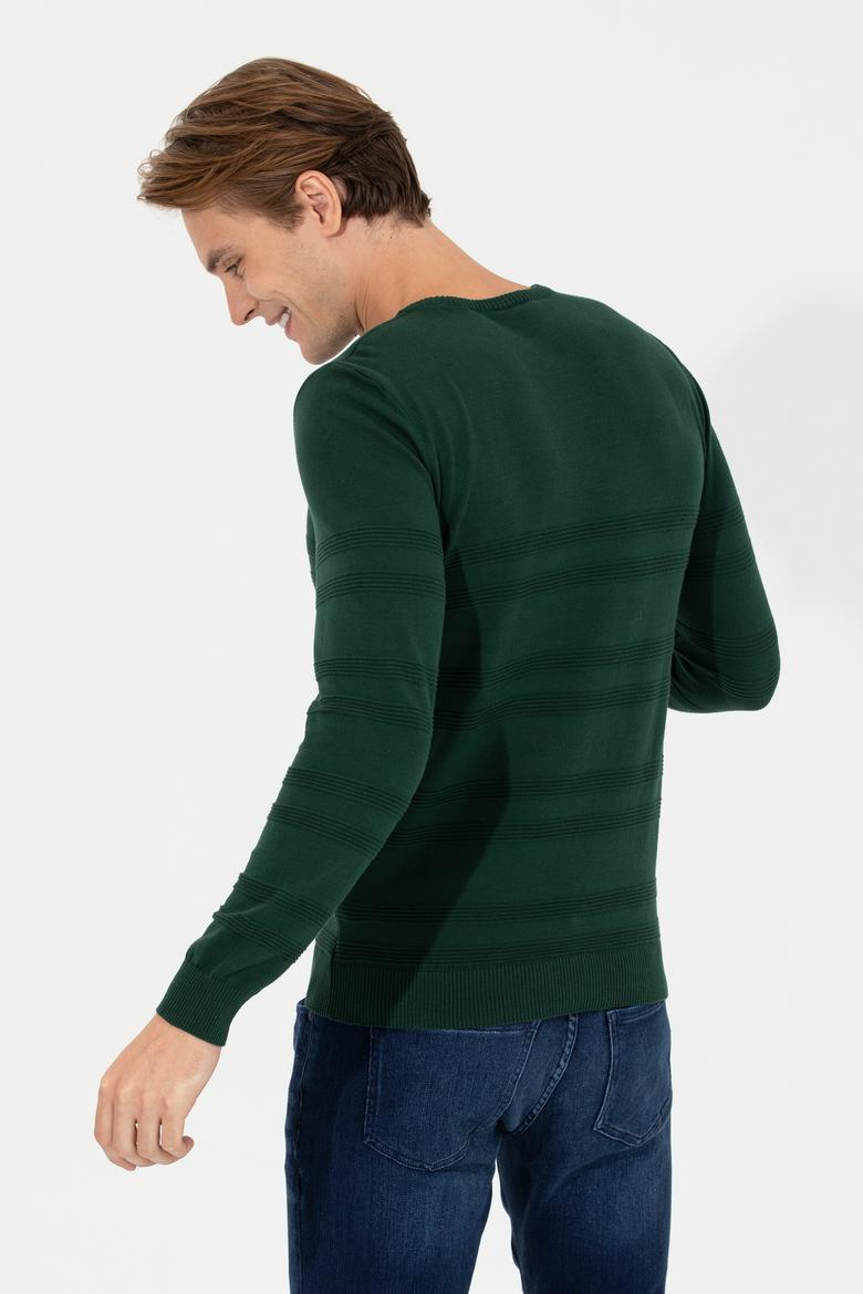 Erkek Yeşil Kazak - 50240246051