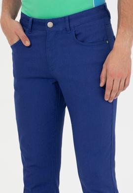 Erkek Mavi Kanvas Pantolon - 50246139070