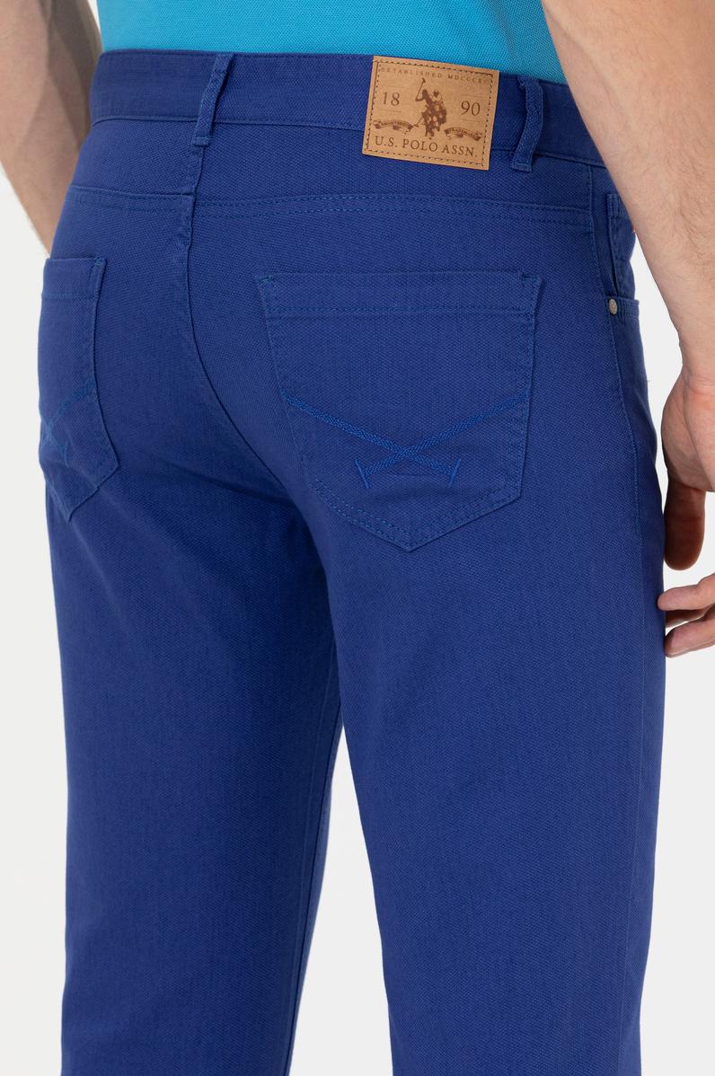 Erkek Mavi Kanvas Pantolon