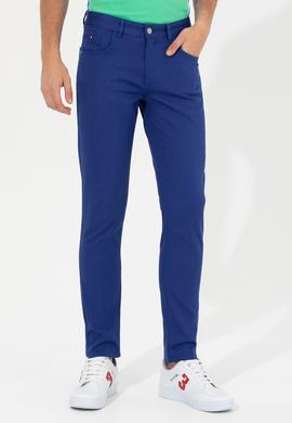 Erkek Mavi Kanvas Pantolon - 50246139070