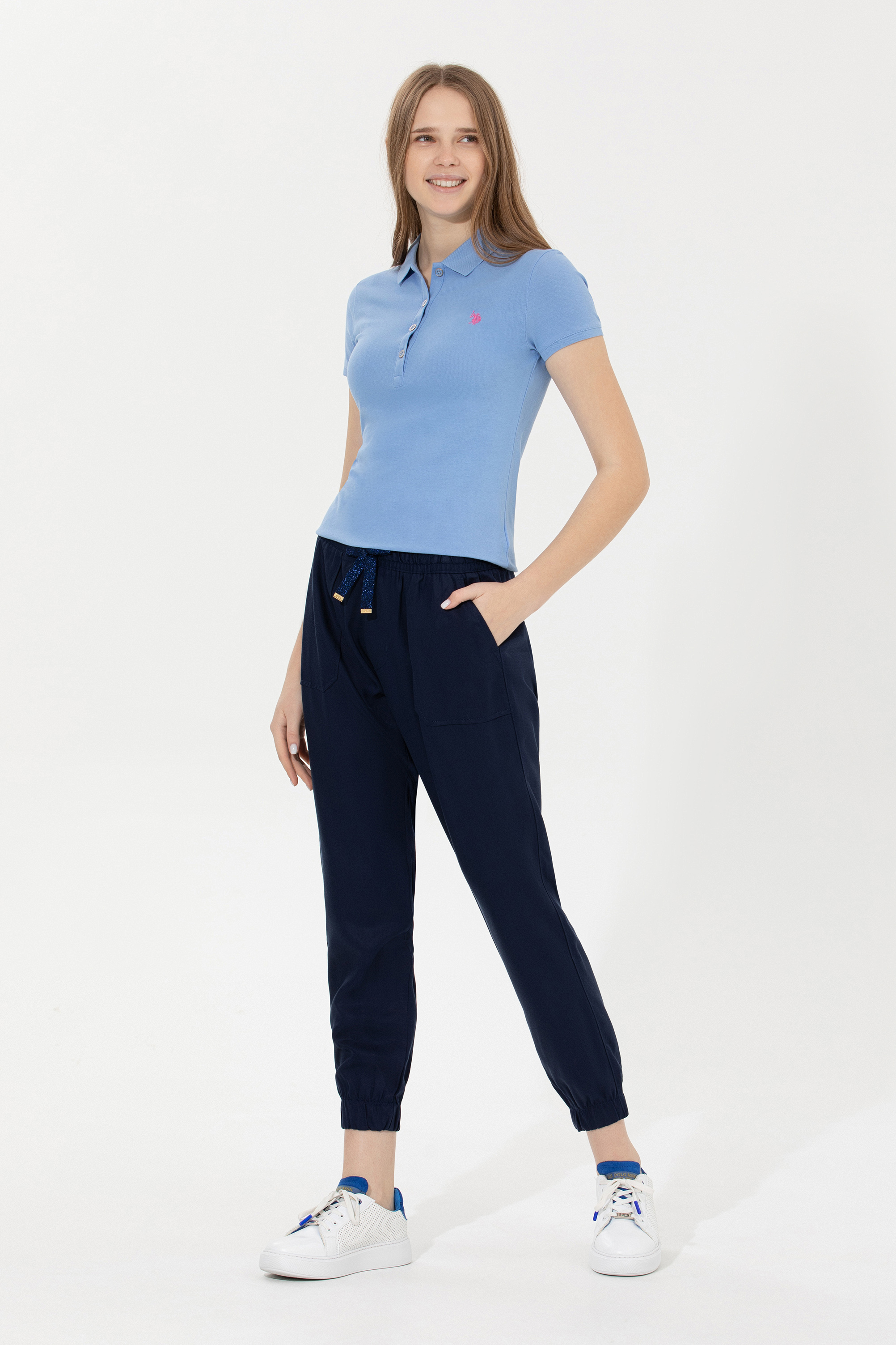 Kadın Koyu Mavi T-Shirt - Image 4