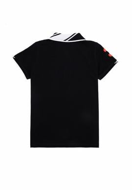 Erkek Çocuk Siyah Polo Yaka Tişört - 50249580167