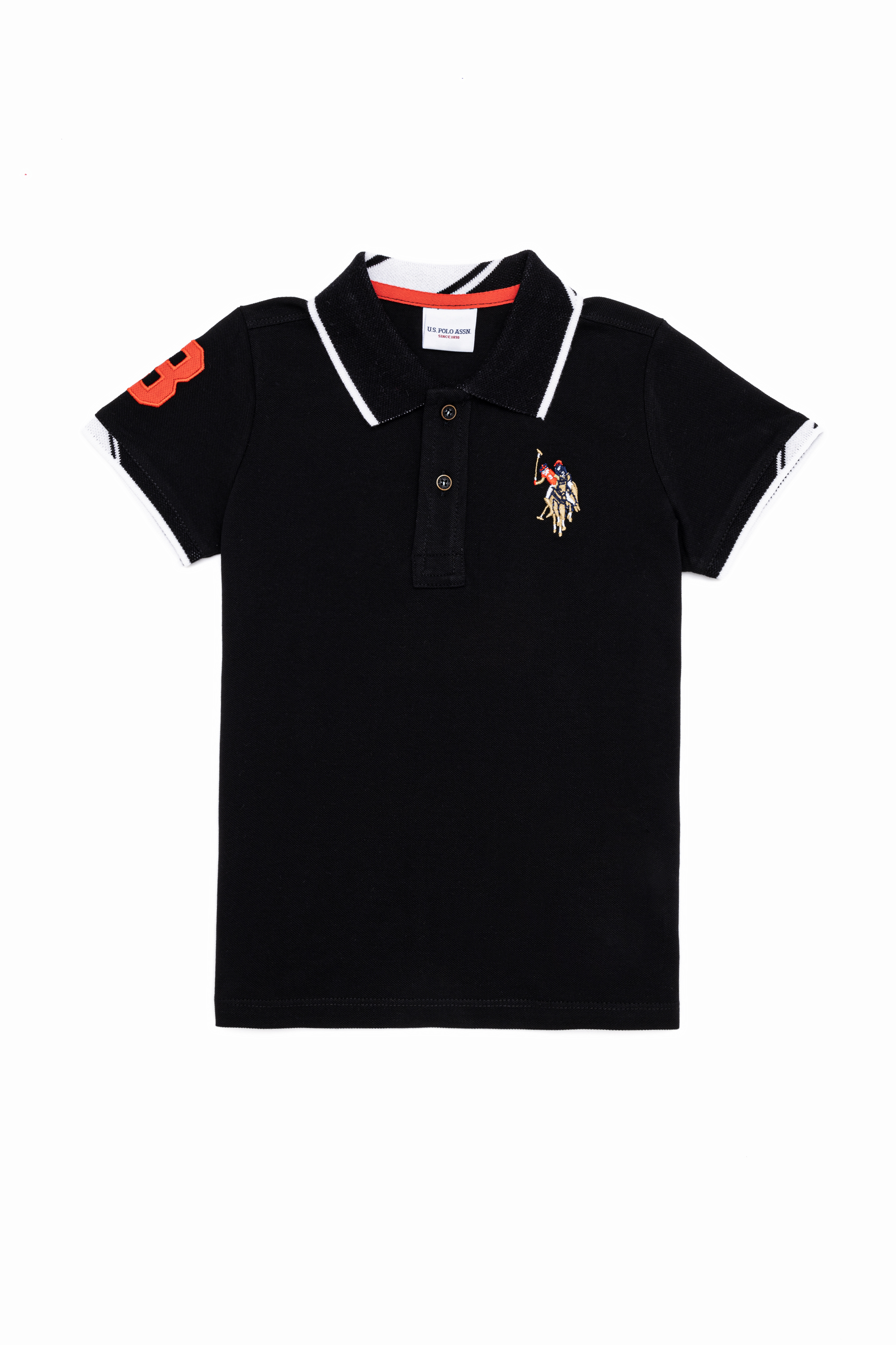 Erkek Çocuk Siyah Polo Yaka Tişört