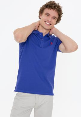 Erkek Mavi Basic Tişört - 50250001138