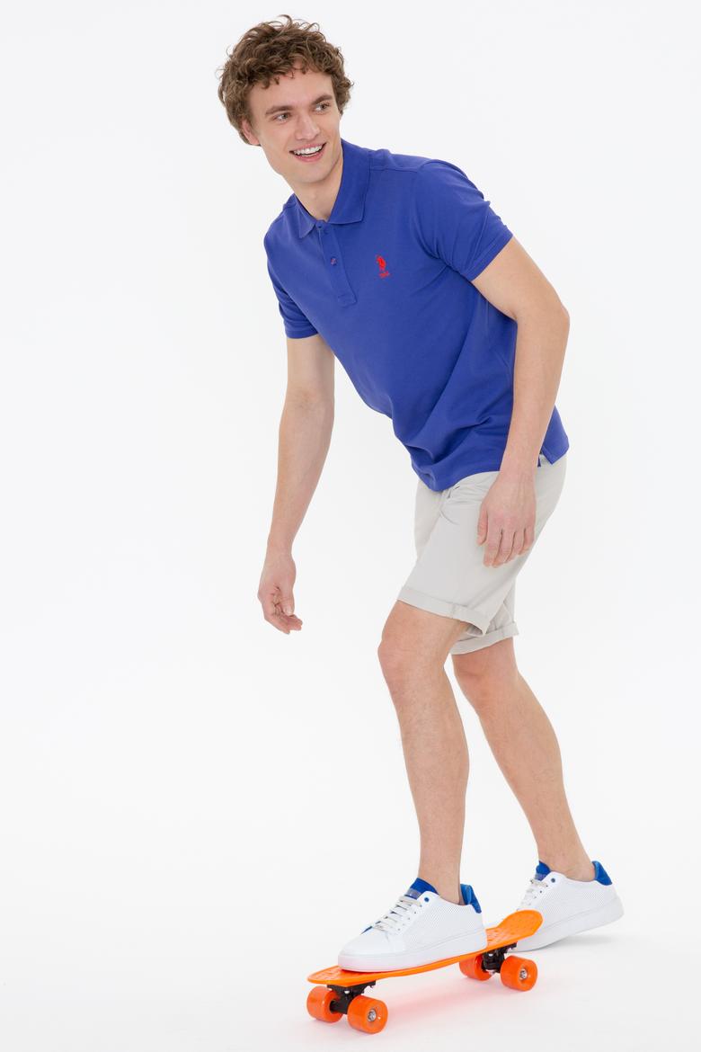 Erkek Mavi Basic Tişört - 50250001138