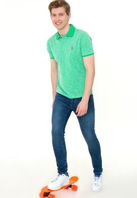 Erkek Elma Yeşili Polo Yaka Tişört - 50251778017