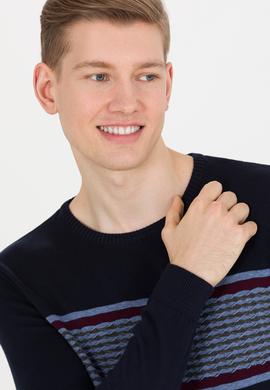 Erkek Lacivert Kazak - 50252305017