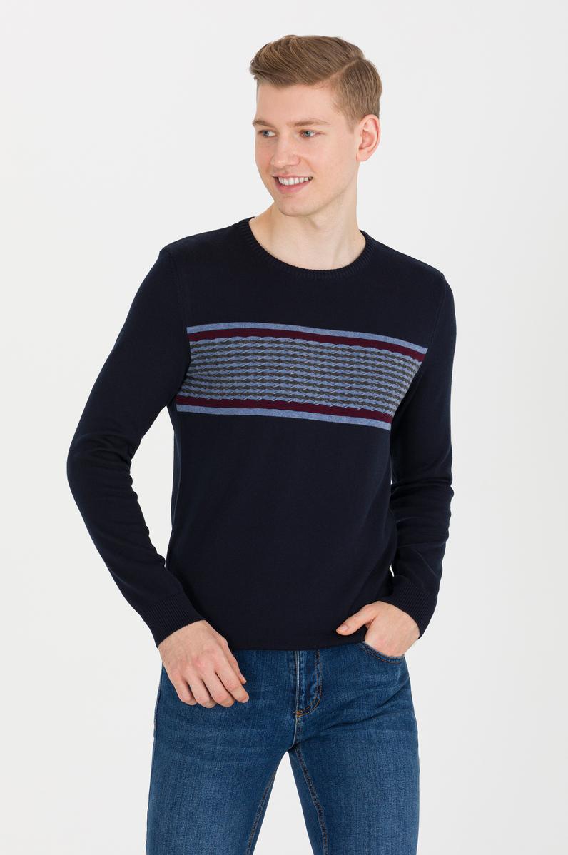 Erkek Lacivert Kazak