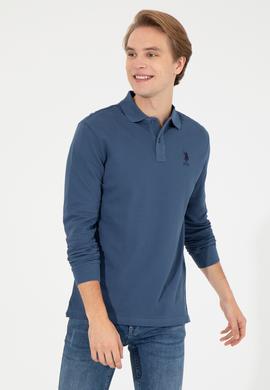 Erkek İndigo Basic Sweatshirt - 50253133167