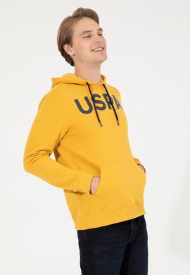 Erkek Safran Basic Sweatshirt - 50253328055