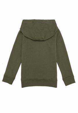 Çocuk Haki Kapüşonlu Sweatshirt - 50254515037