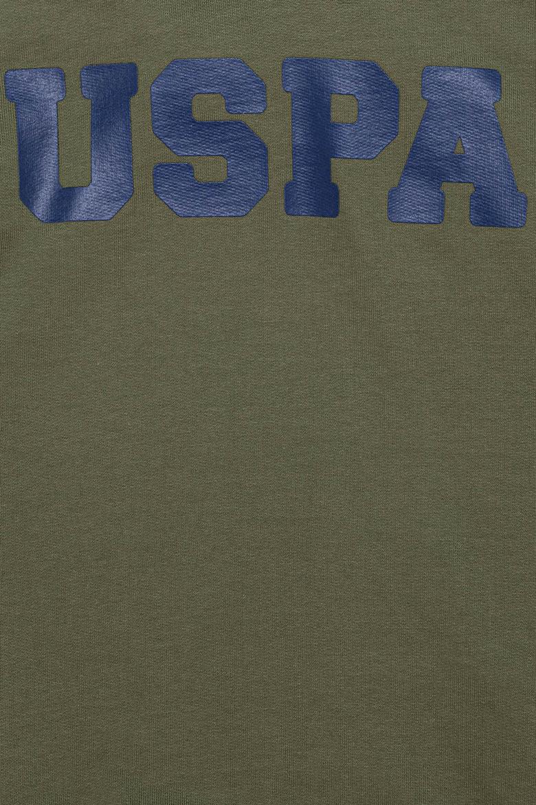 Çocuk Haki Kapüşonlu Sweatshirt - 50254515037