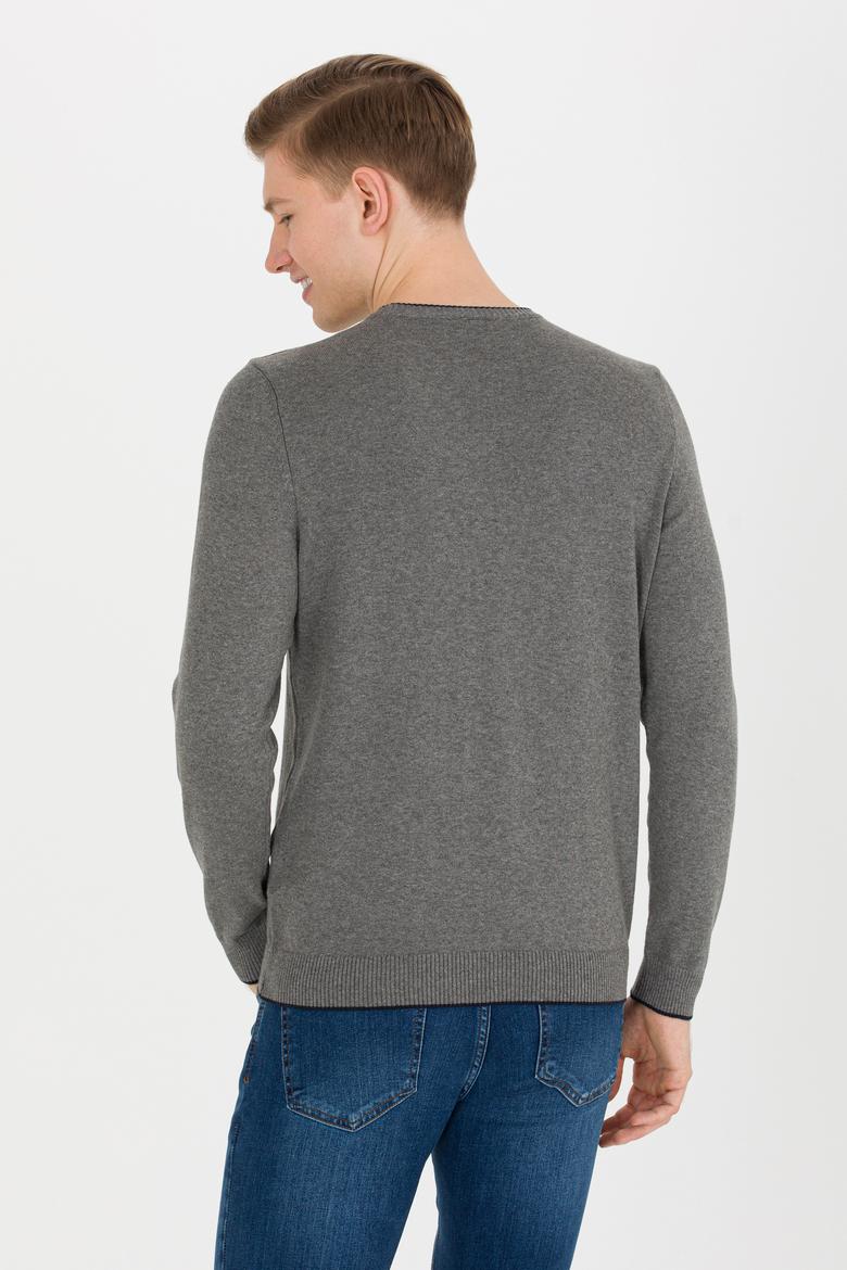 Erkek Gri Melanj Kazak - 50255650028