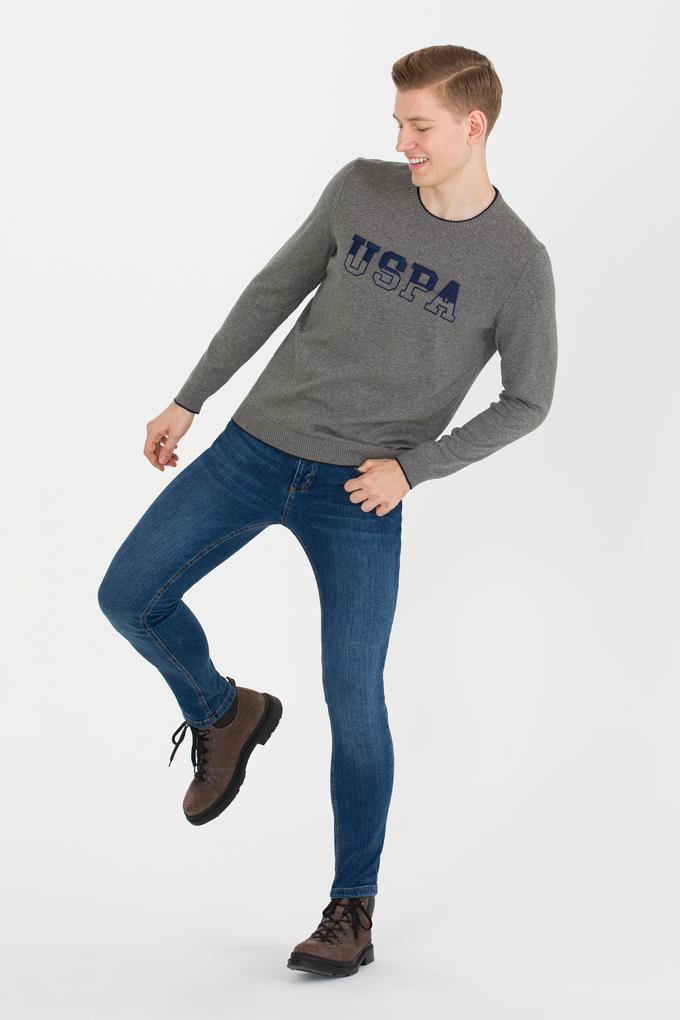 Erkek Gri Melanj Kazak