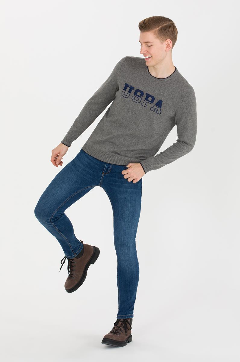 Erkek Gri Melanj Kazak