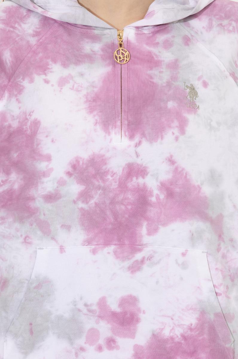 Kadın Menekşe Kapüşonlu Sweatshirt