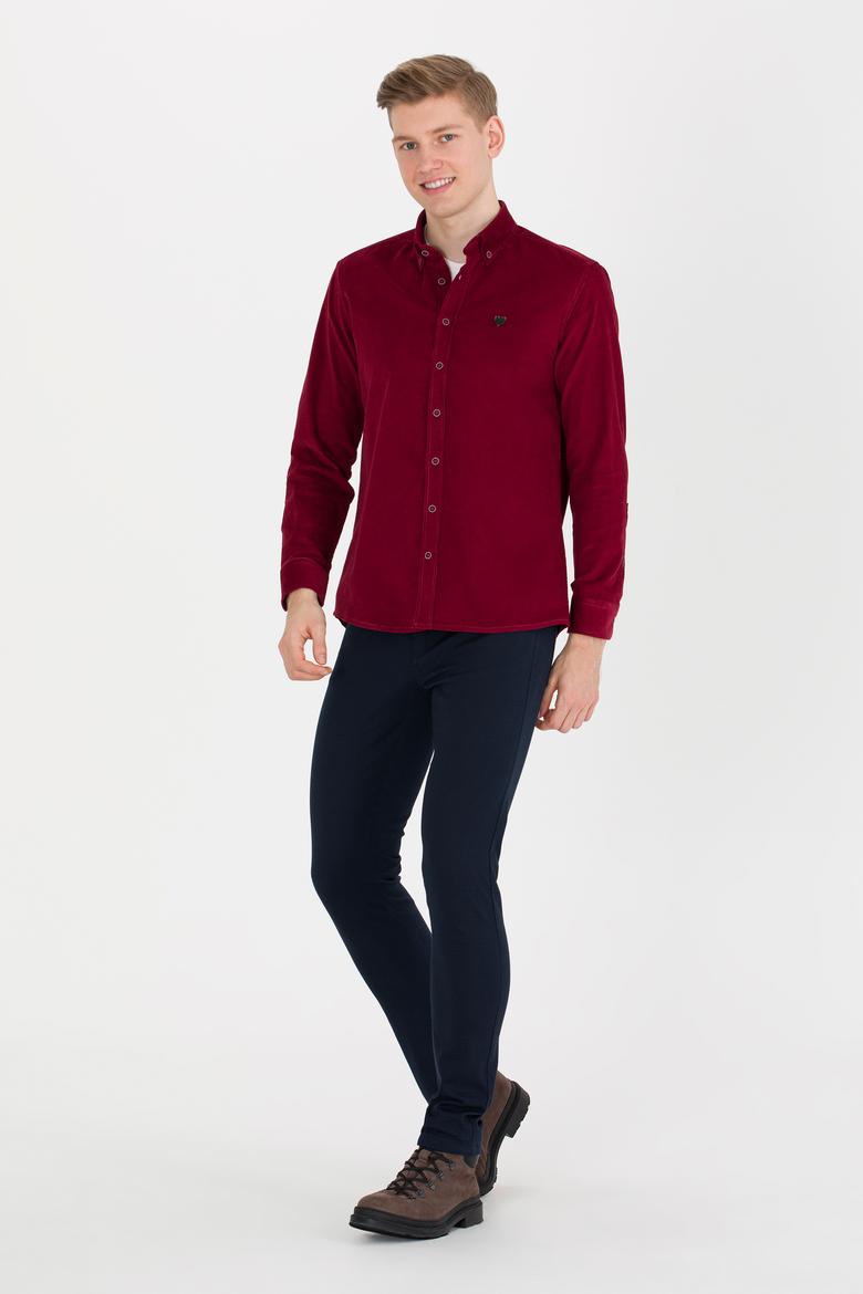 Erkek Lacivert Kanvas Pantolon - 50256536020