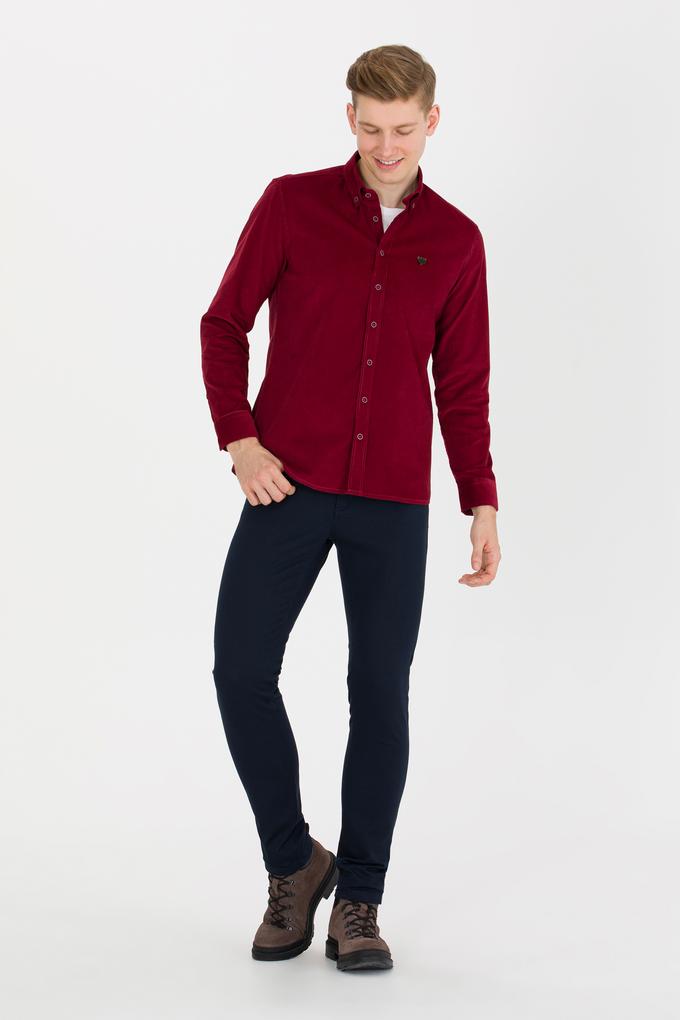 Erkek Lacivert Kanvas Pantolon