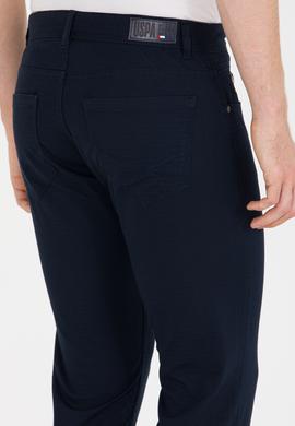 Erkek Lacivert Kanvas Pantolon - 50256536020