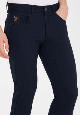 Erkek Lacivert Kanvas Pantolon - 50256536020