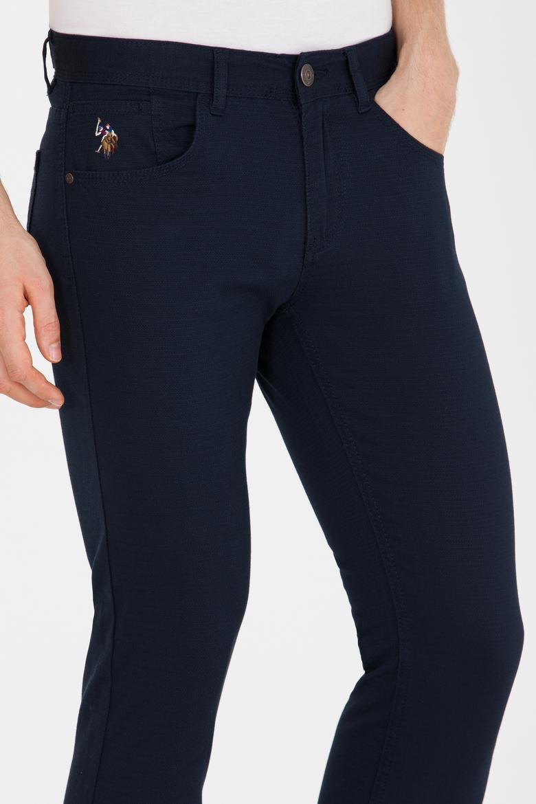 Erkek Lacivert Kanvas Pantolon - 50256536020