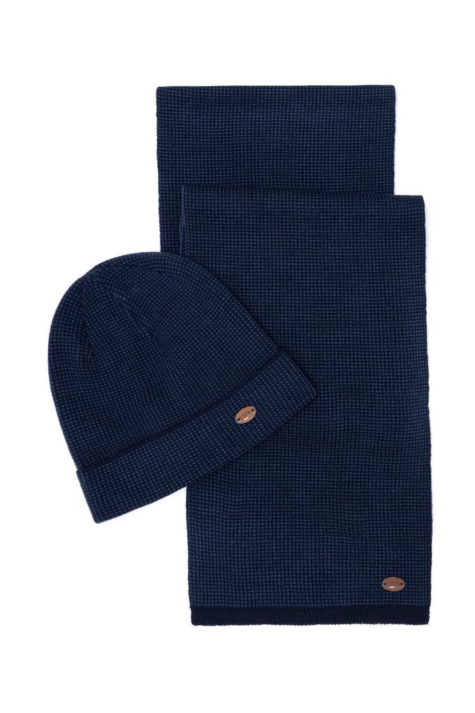 Erkek Lacivert Kaşkol