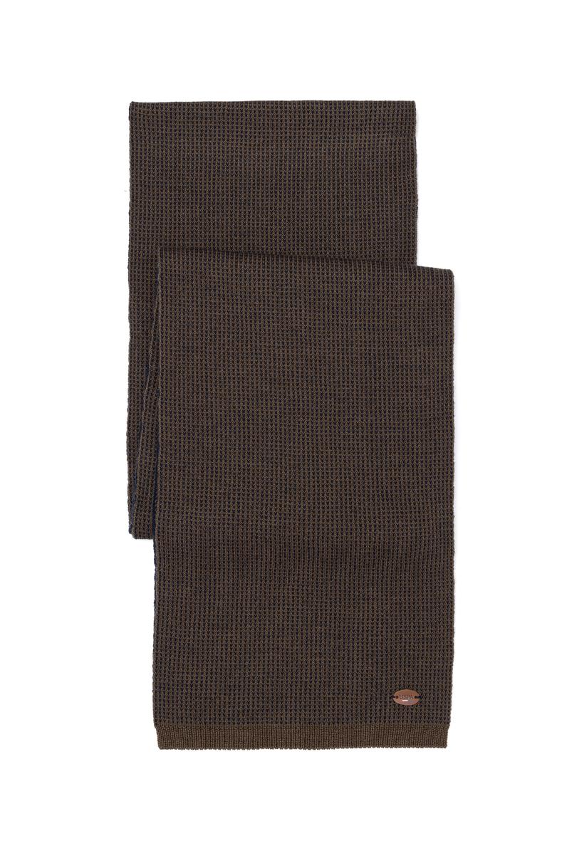 Erkek Kahverengi Kaşkol Bere Takım